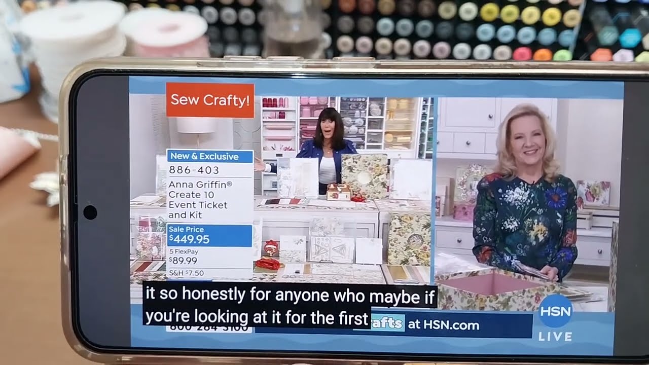 a little HSN Anna Griffin Create 10 heads up- stuff will not be available after!! get it NOW!!!