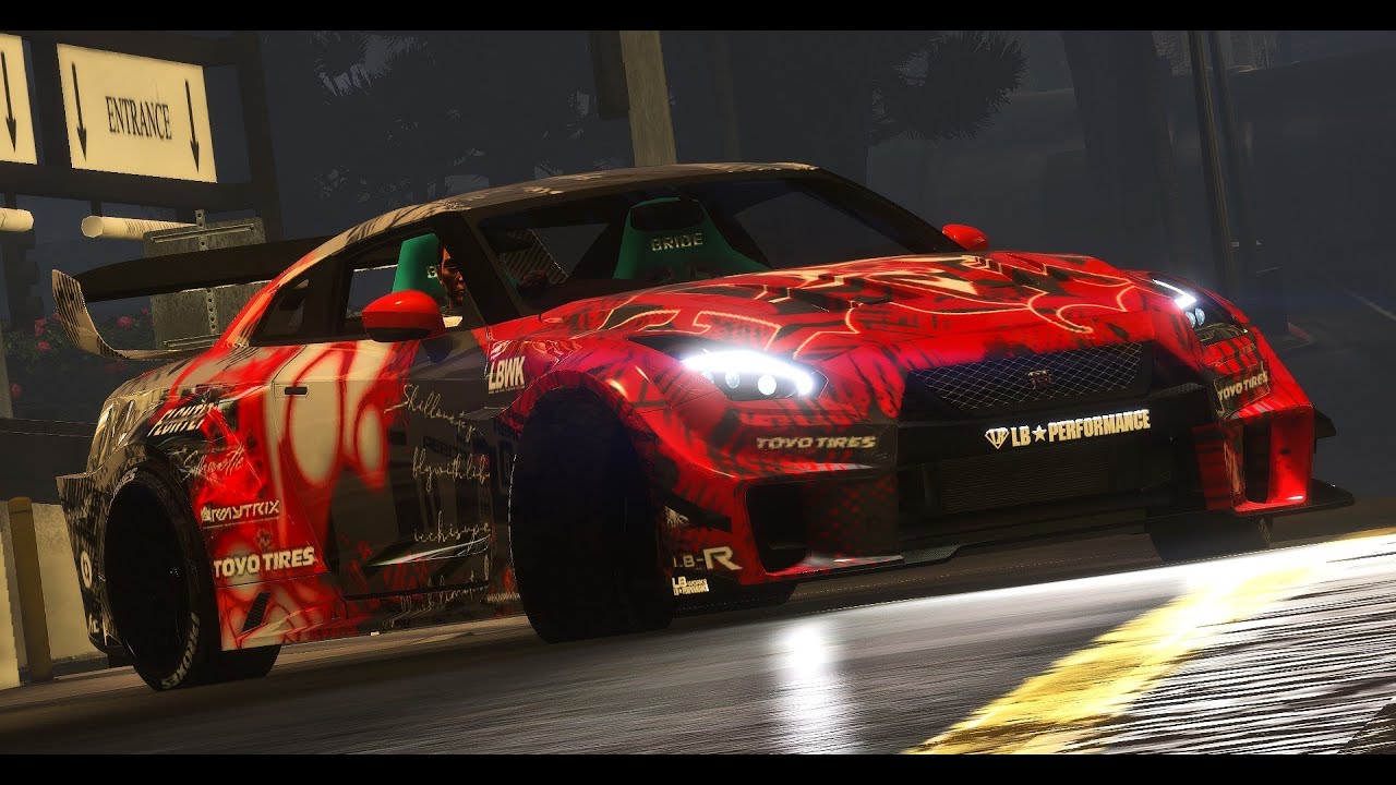 NISSAN GTR R35 LIBERTY WALK | GTA5 DRIFT | FiveM | ДРИФТ ГТА5 | 2K QUALITY