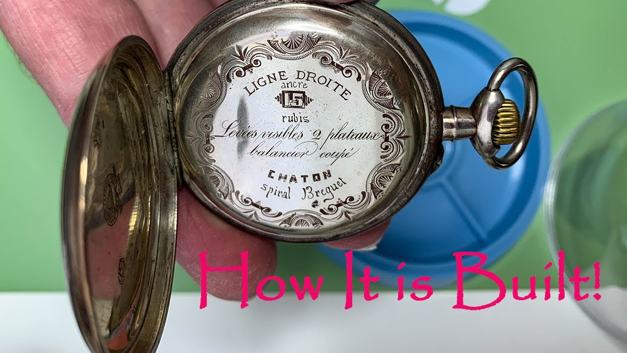 Vintage Chopard pocket watch LUC disassembly My First!