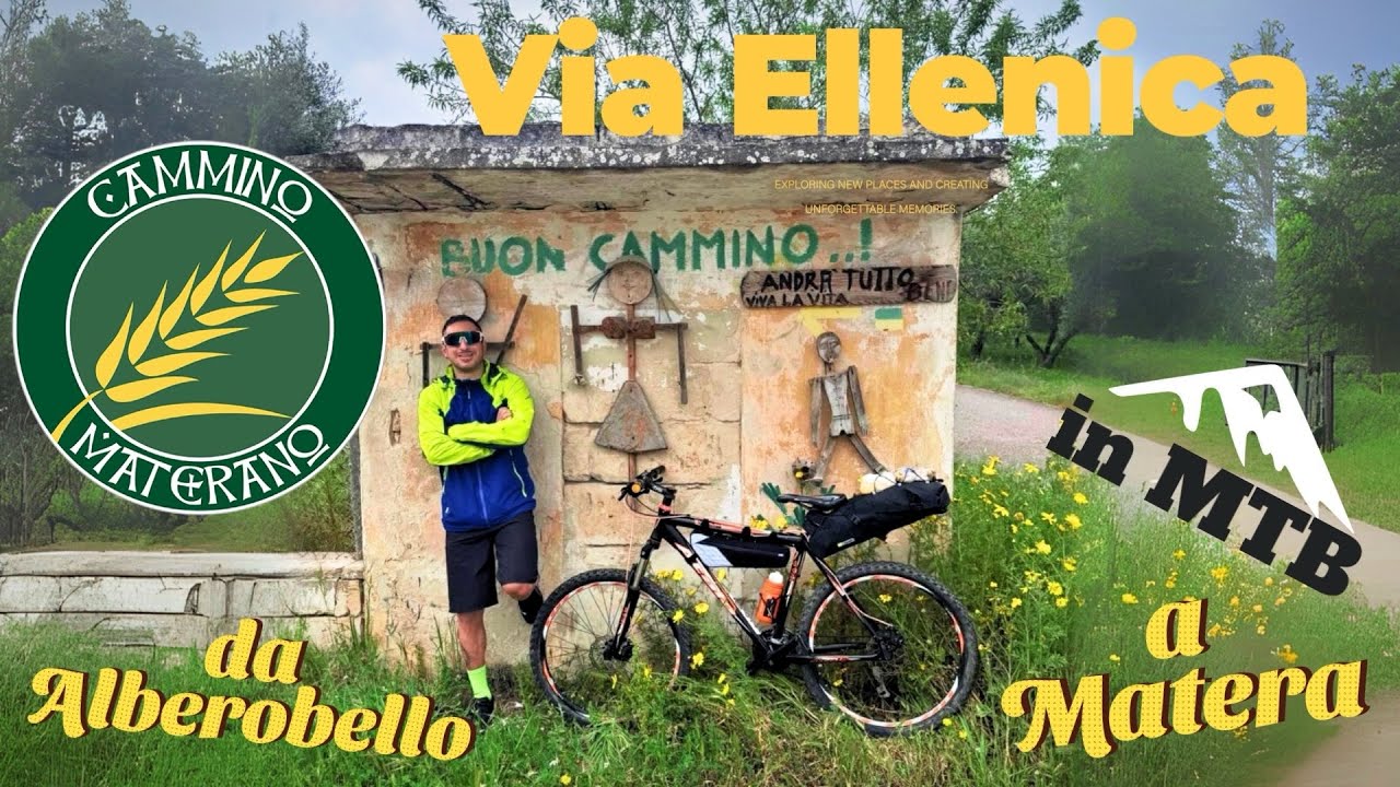 Sulla Via Ellenica del Cammino Materano, 170 km in  mountainbike collegando due siti Unesco.