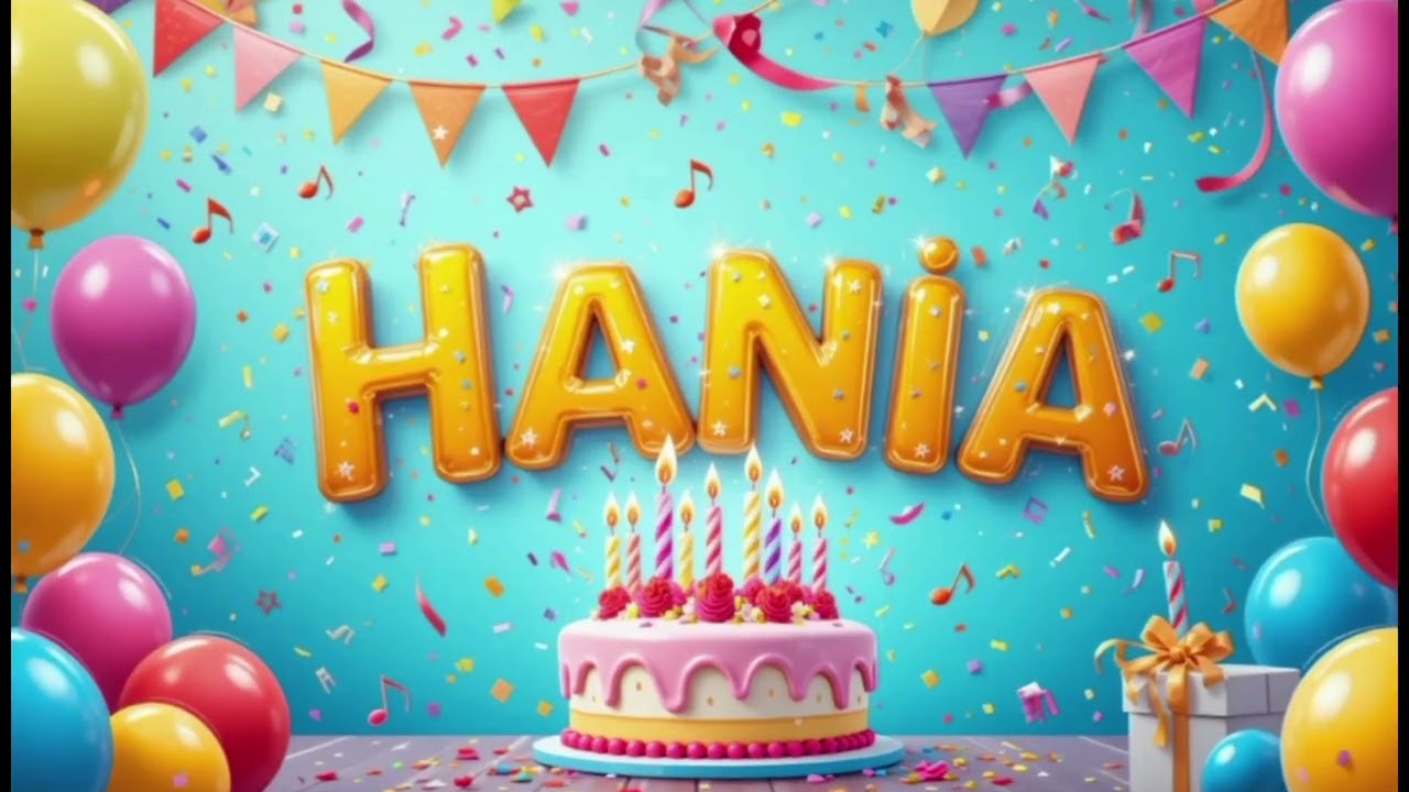 🎉 Happy Birthday Hania 🎂 | Best Birthday Song | Special Happy Birthday Song for Hania