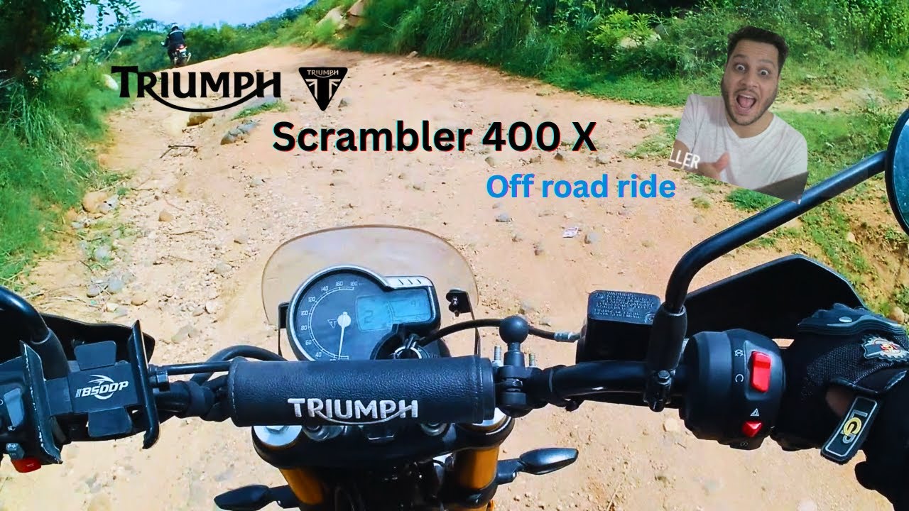 Scrambler 400x  off road experience with raw sound l POV l #scrambler400x #offroad #exhaustsound 