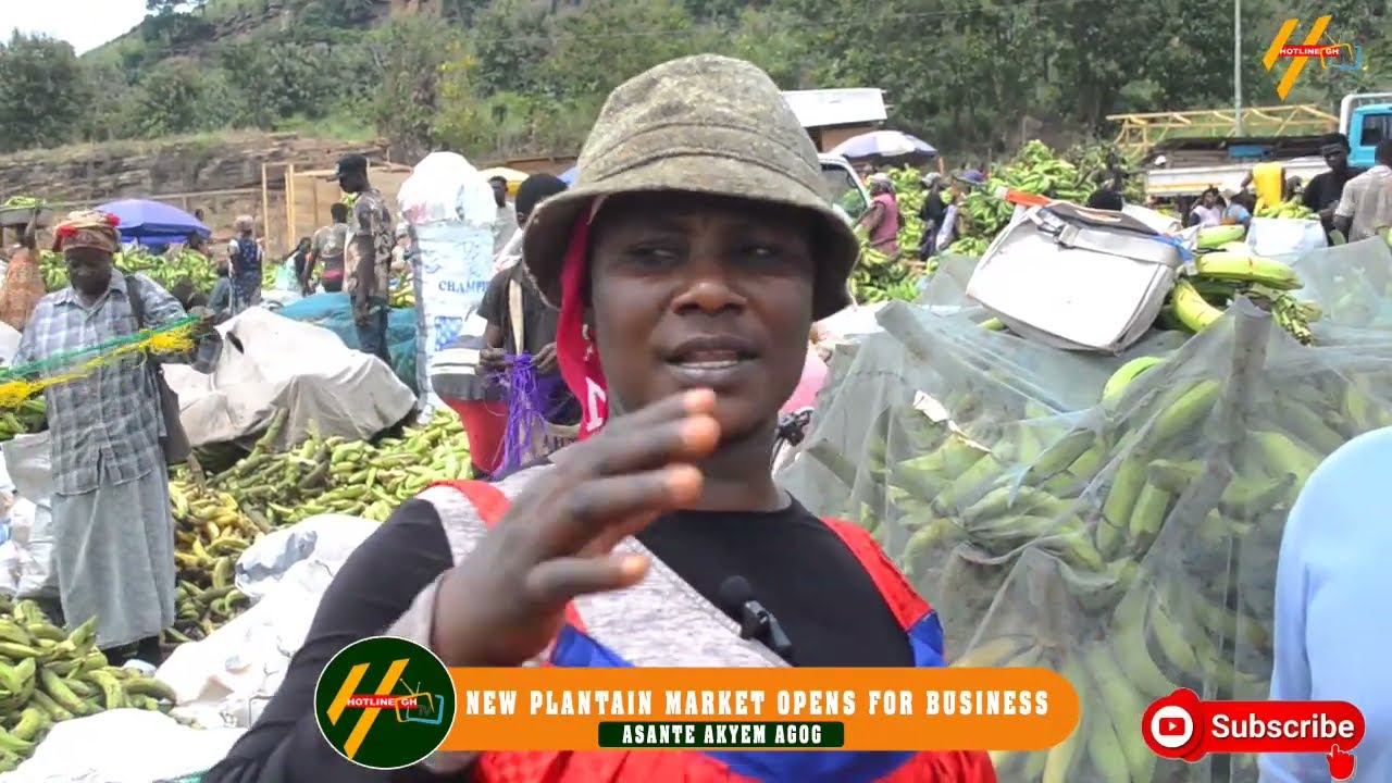 New Plantain market off Ananekrom Road Agogo🙏🙏💯🙏💯