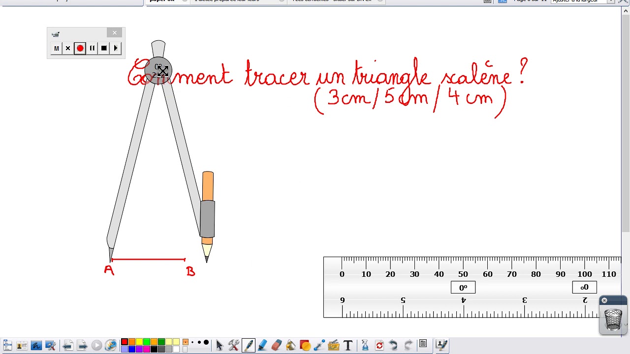 le triangle scal&egrave;ne