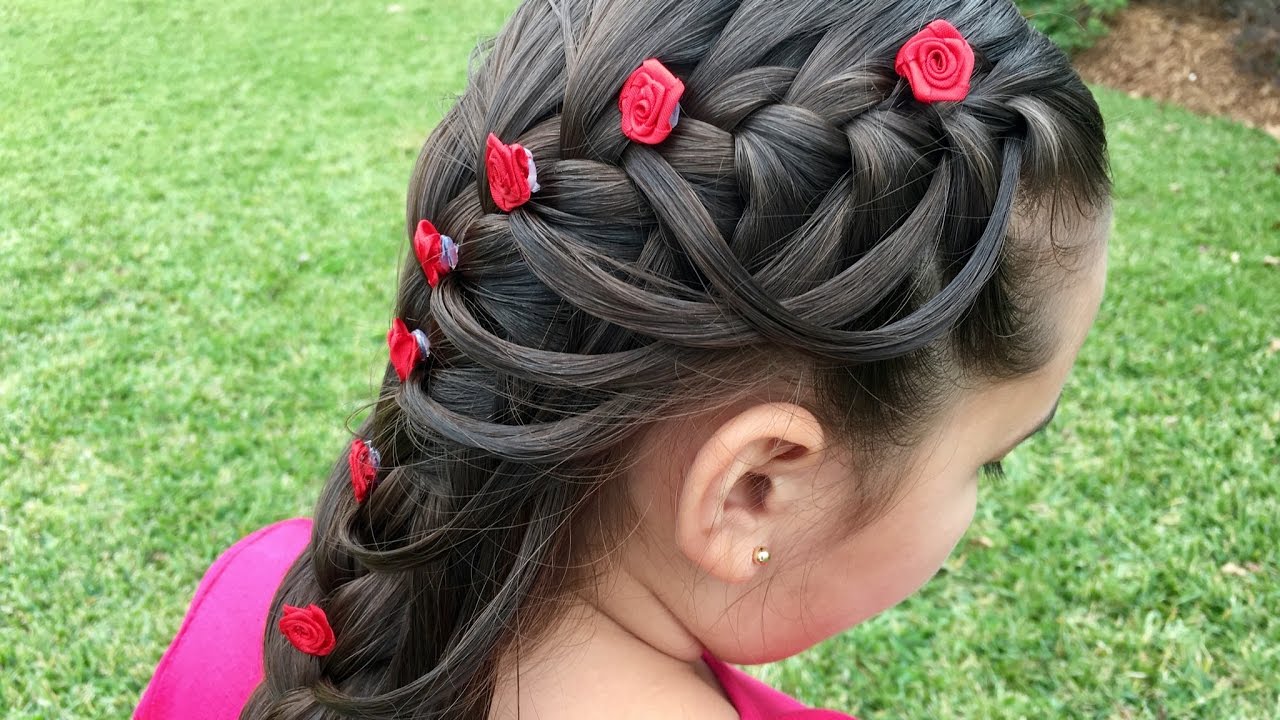 Overlapping Feathered French Braid