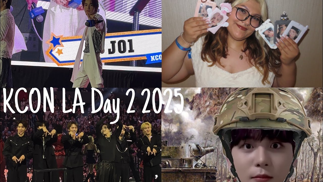 Kcon LA day 2 vlog