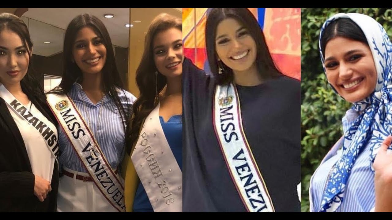 Llegada de Sthefany Gutierrez, Miss Venezuela a Bangkok,Thailand