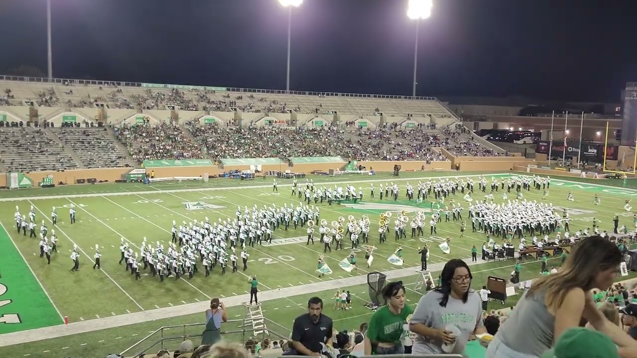 UNT Mean Green - Green Brigade - Exhibition Show 9/30/2023