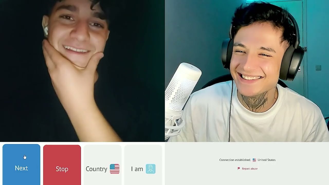 مینیچت با غریبه ها ❤️💀ometv with strangers koreans and iranians