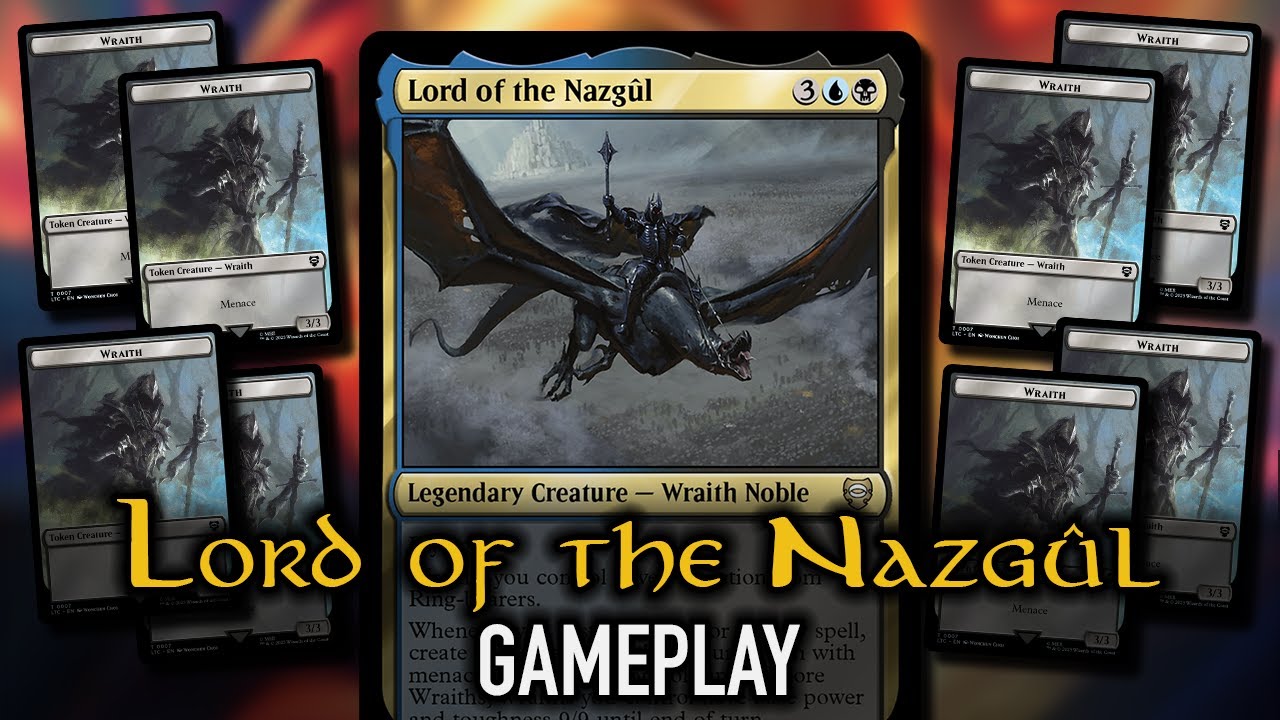 Lord of the Nazgul Commander / EDH Gameplay | Lord of the Rings | tribalkai