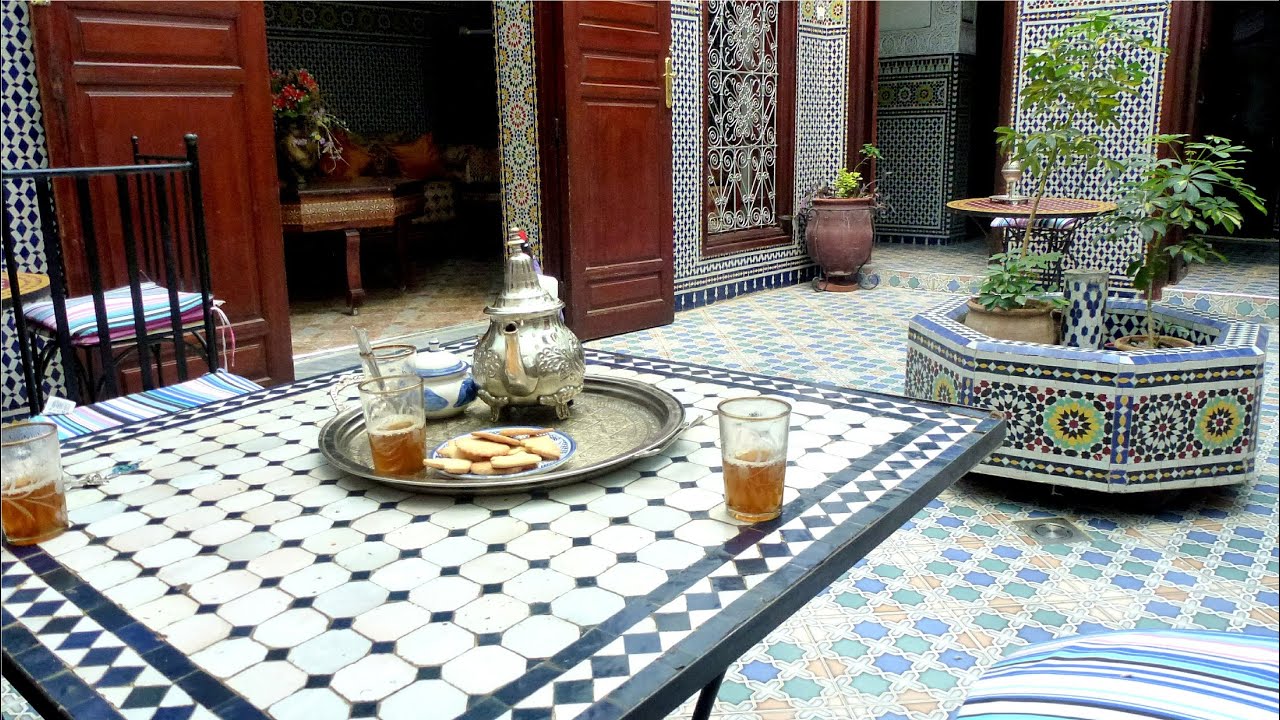FÈS : LE RIAD BABA & LE  PALAIS DU PACHA TAZI