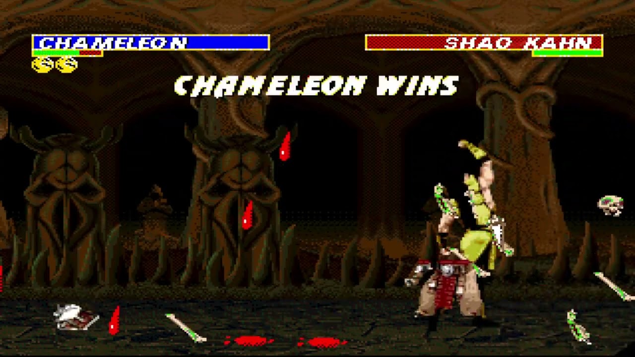 Ultimate Mortal Kombat Trilogy (Genesis) - Chameleon long Brutality