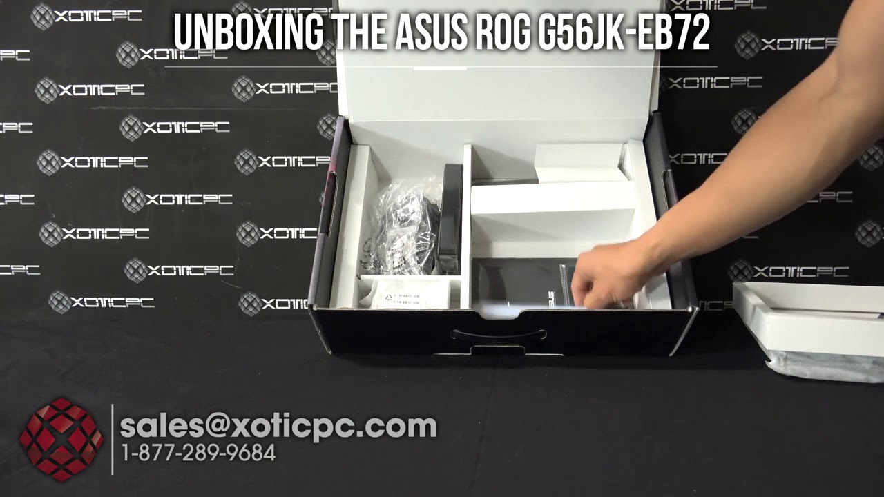 ASUS ROG G56JK EB72   Unboxing by XOTIC PC