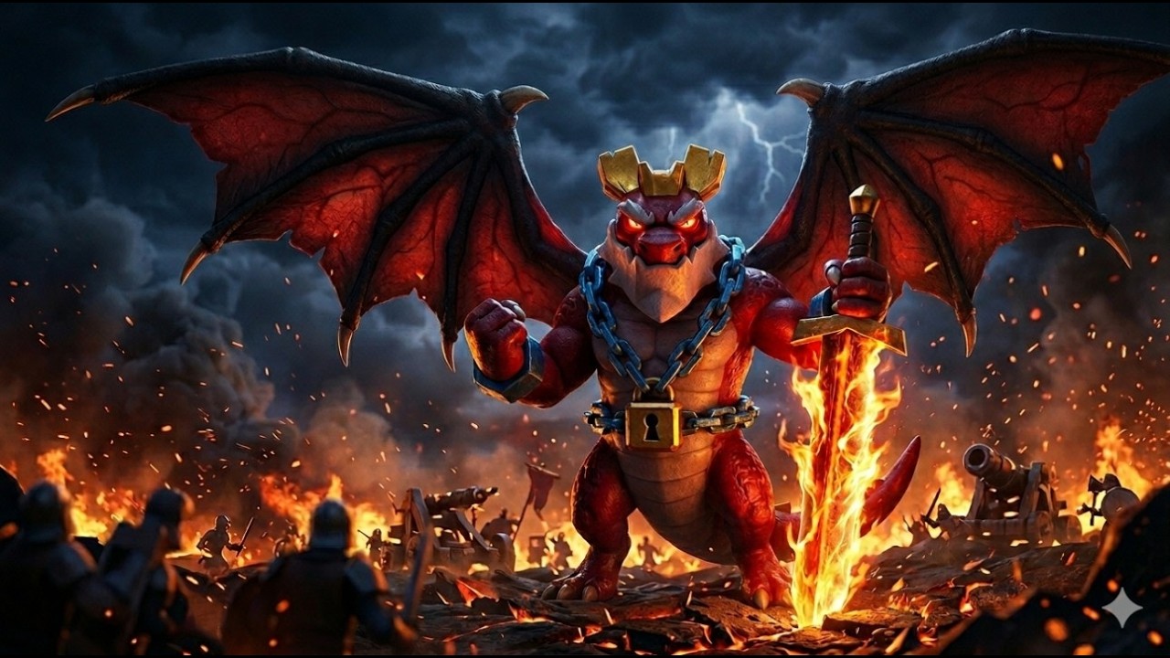 Fire Skies Easy Way | Duke Challenge #clashofclans #supercell