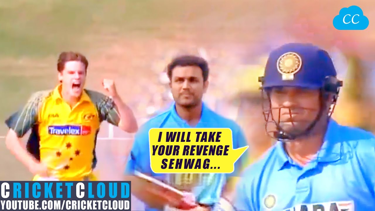 Sachin Fully Fired Up on Australia After Sehwag Got Out in 1st Over | INDvAUS 2003 !!