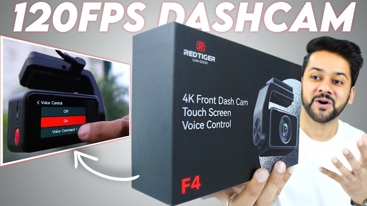 4K DashCam With Voice & Touch Control | Redtiger F4 4K Dashcam Review