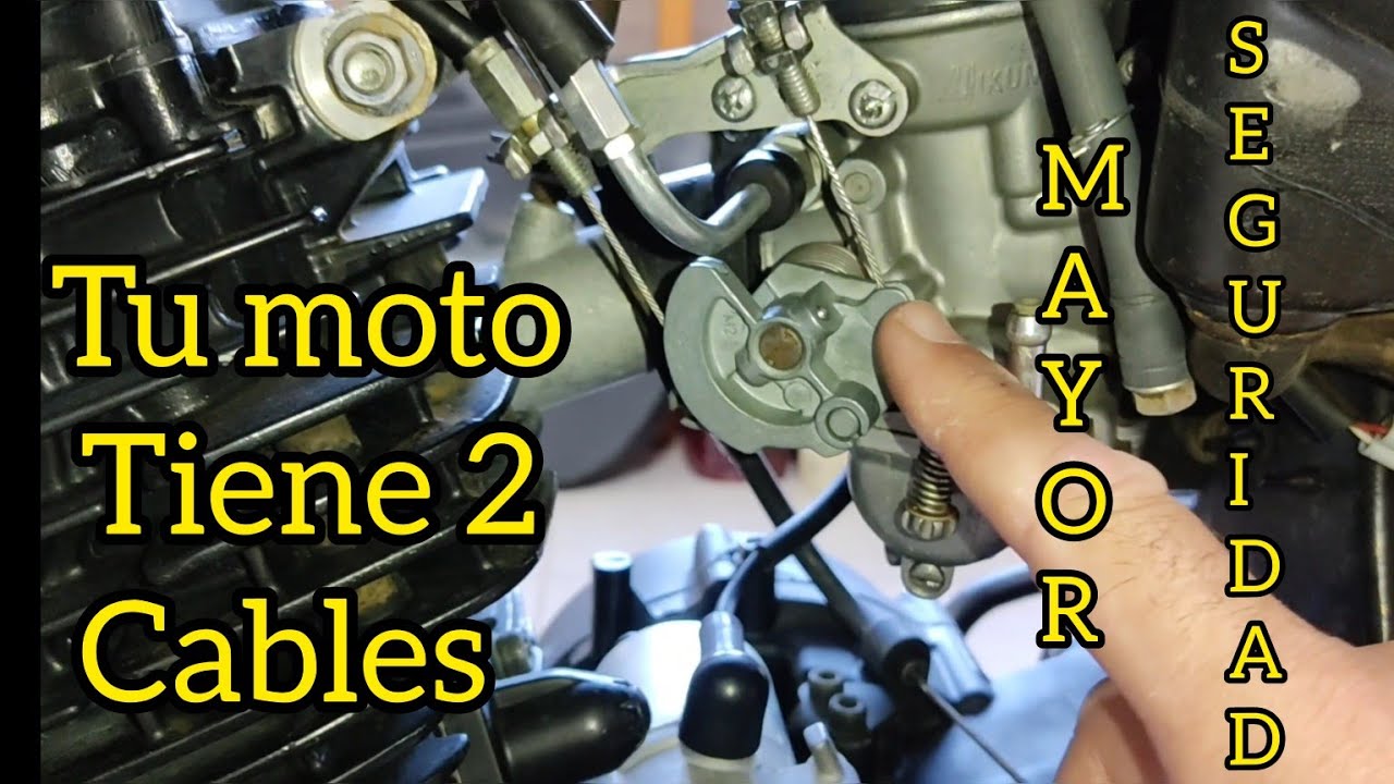 ¿ Porque Mí MOTO Tiene 2 CABLES / Guayas en el Puño de ACELERADOR / Gas ? Mírate este video