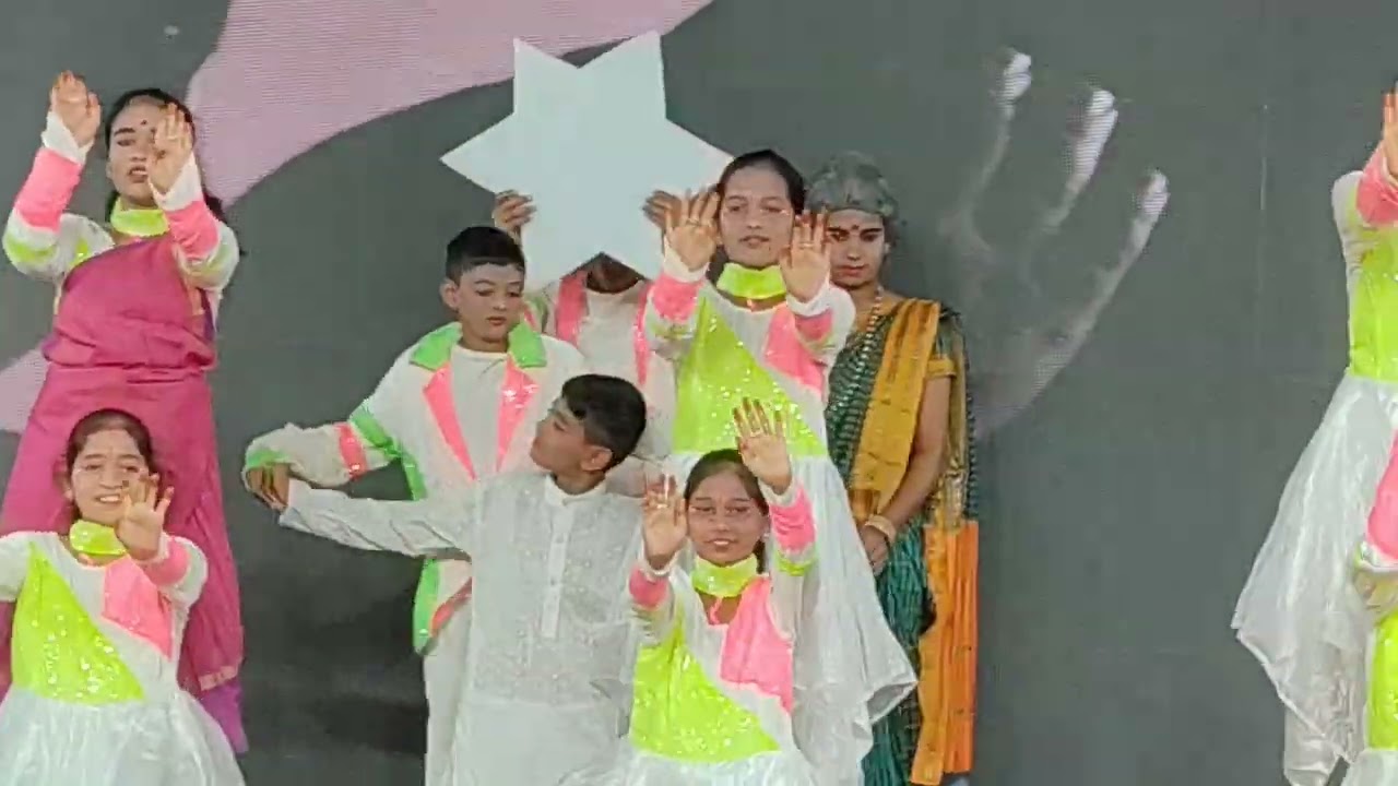 Aradhya dance,, BJRS annual day function,, ಅಮ್ಮ (about mother )