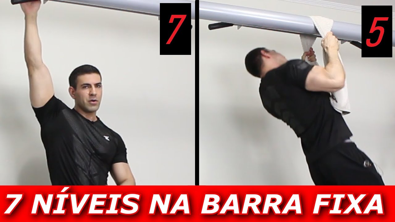 7 NÍVEIS DE BARRA FIXA - Fácil / médio / muito f#d@