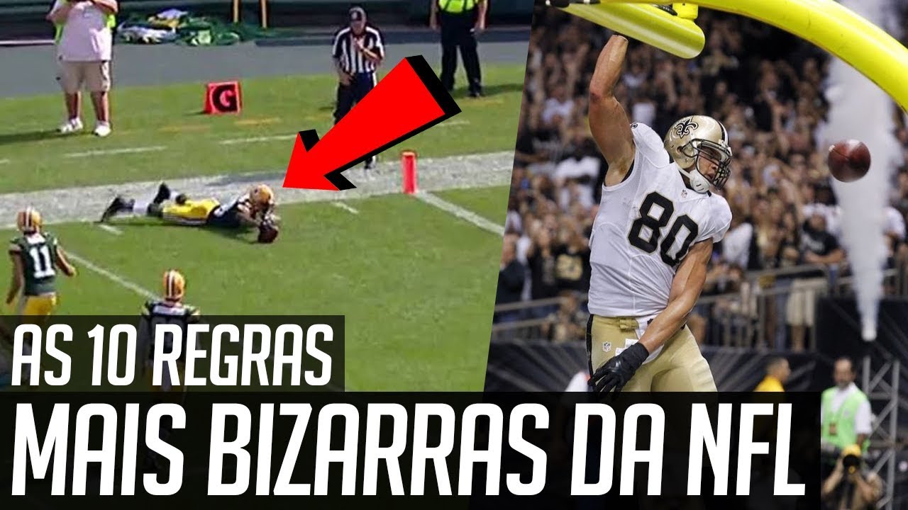 AS 10 REGRAS MAIS BIZARRAS DA NFL