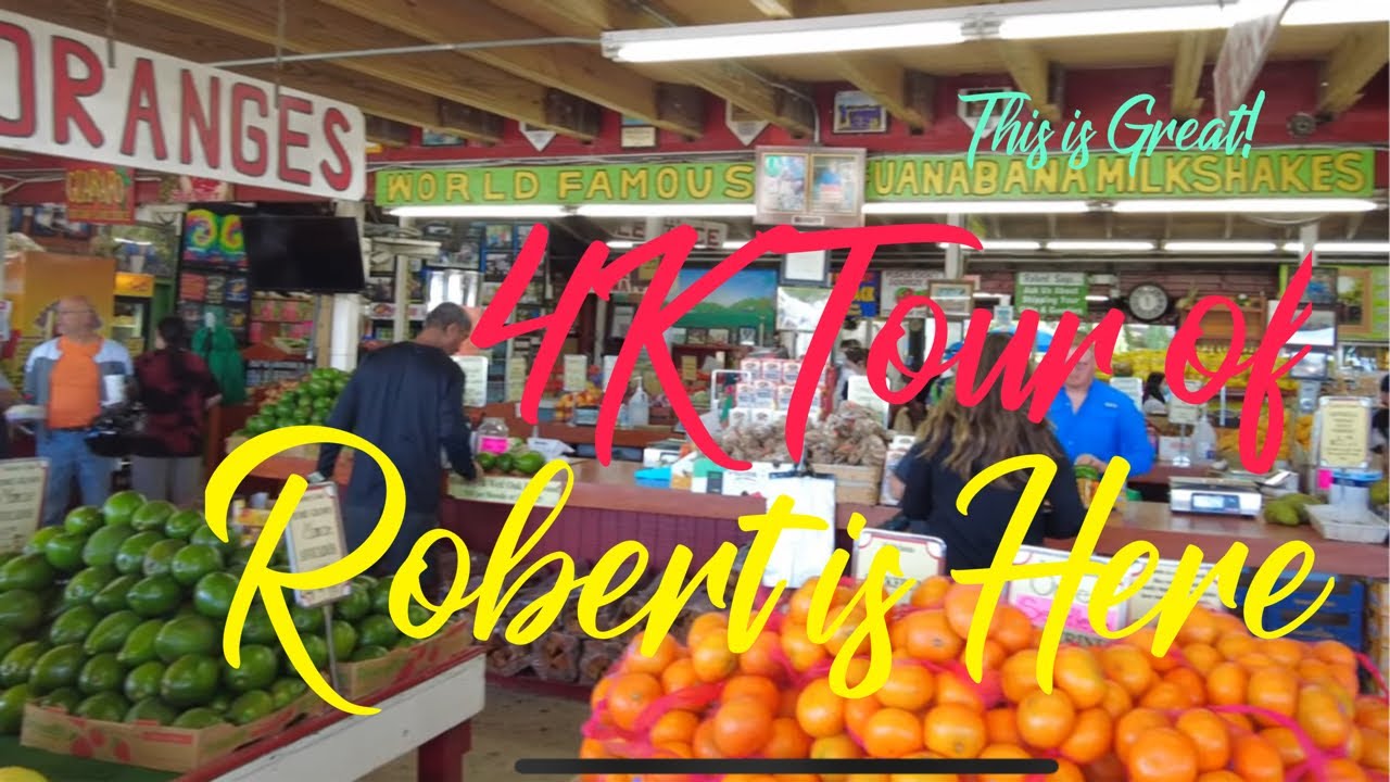 Miami's Oldest Farmers Market, Robert is Here full tour plus drone!