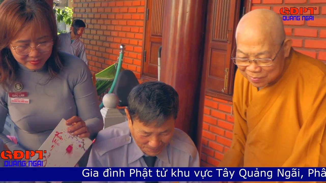 Gia đình Phật tử tỉnh thăm chúc xuân Chư Tôn Đức BTS