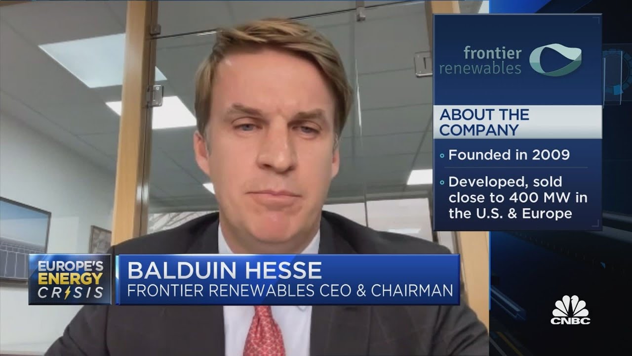 Hesse: Europe has an energy security problem, and the only way to solve that is through renewables