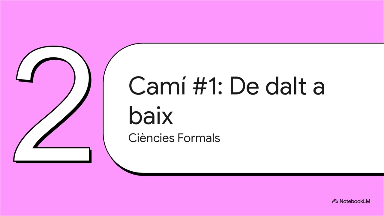 Filosofia en Catalan -  Els dos Camins de la Ciencia