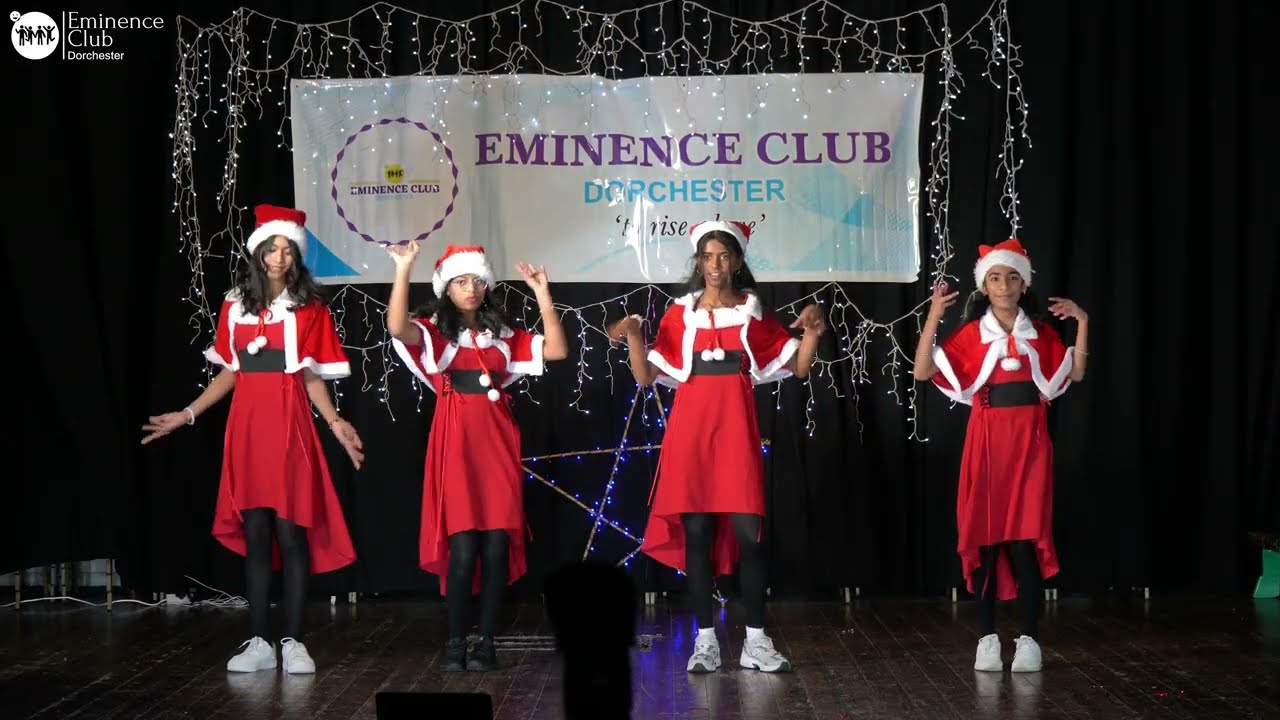 Girls Christmas themed dance 2025