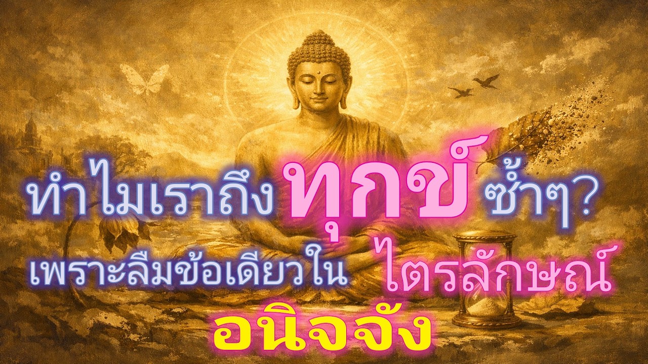 ทำไมเราทุกข์ซ้ำๆ? เพราะลืมข้อเดียวในไตรลักษณ์ : 