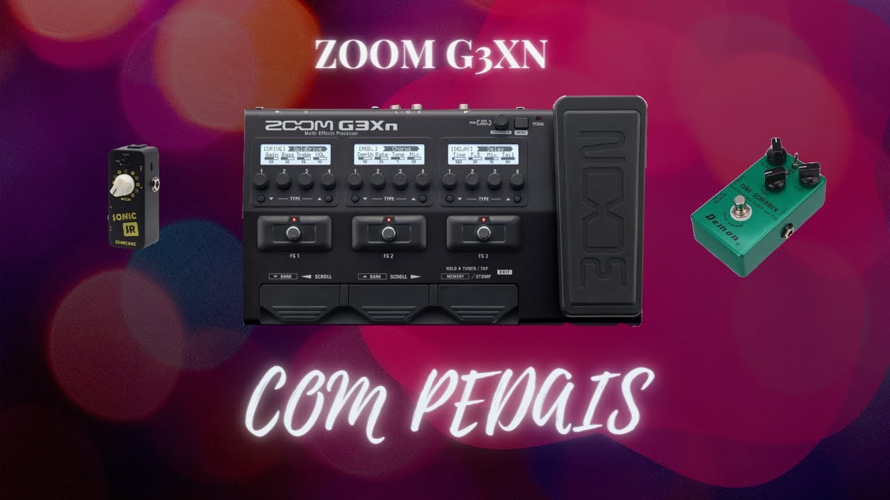USANDO A ZOOM G3XN COM PEDAIS E IMPULSE RESPONSE (IR)