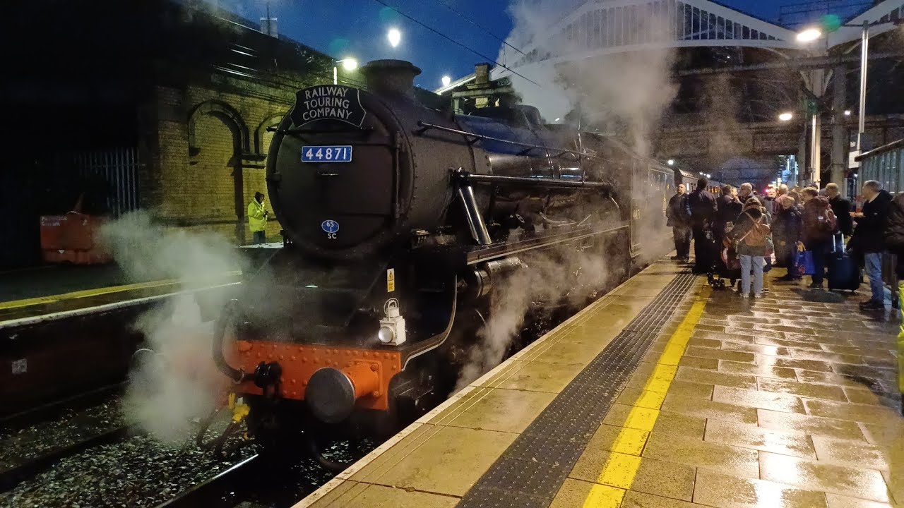 Black 5 No. 44871 with The Cumbrian Mountain Express on Saturday 17th February 2024.