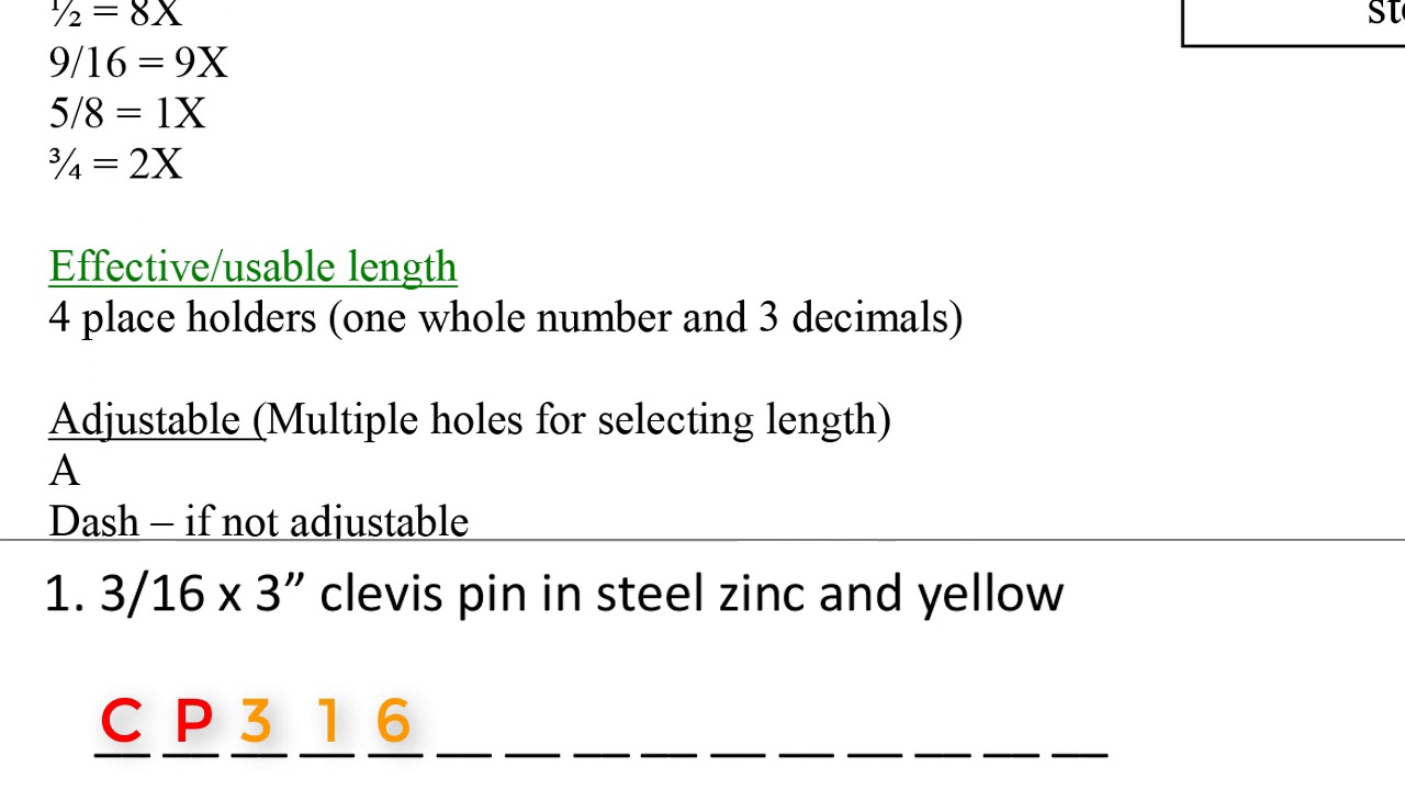 Clevis Pin   CP