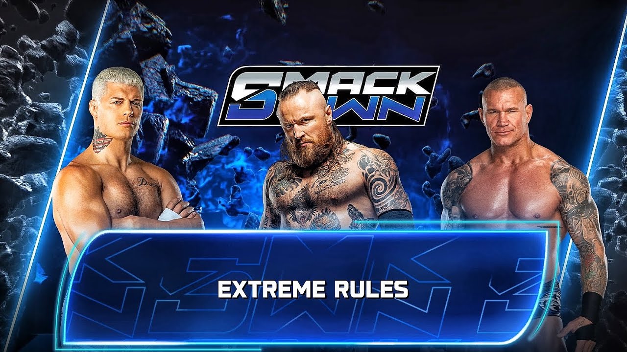 Randy Orton Vs Aleister Black Vs Cody Rhodes - Extreme Rules Match At WWE Smackdown