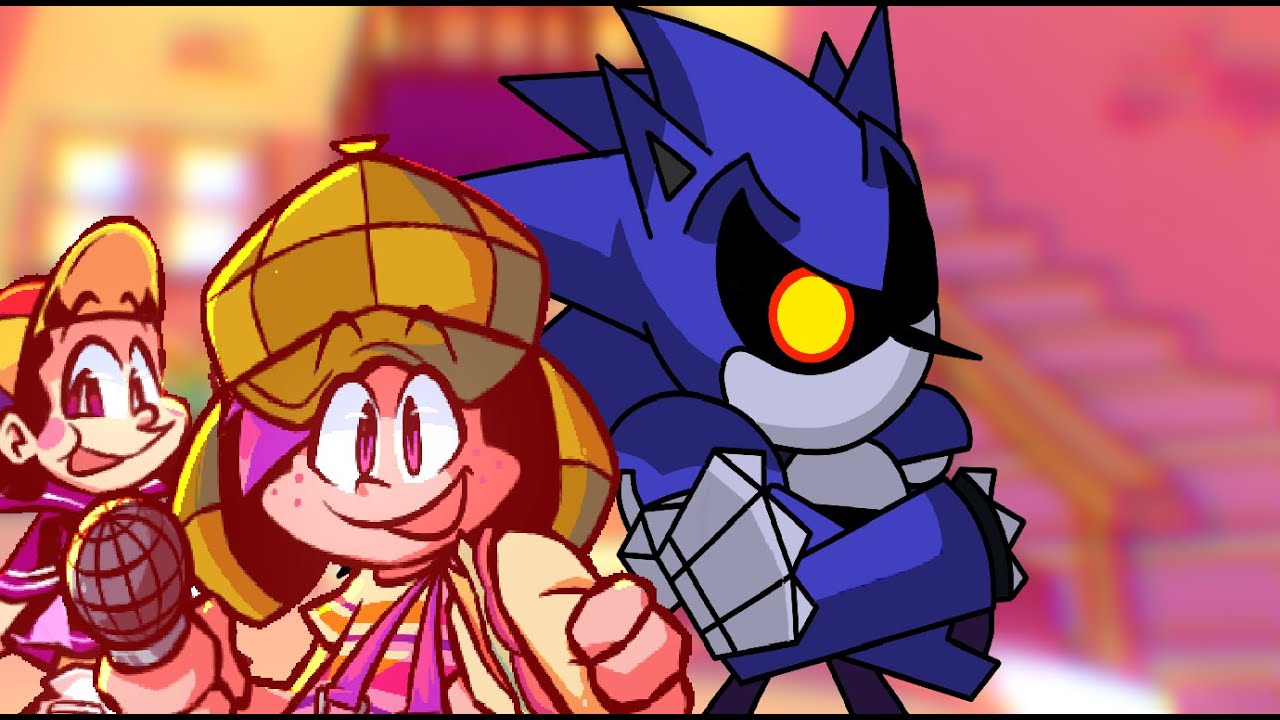 FNF Su Vecindad (Mecha Sonic cover)