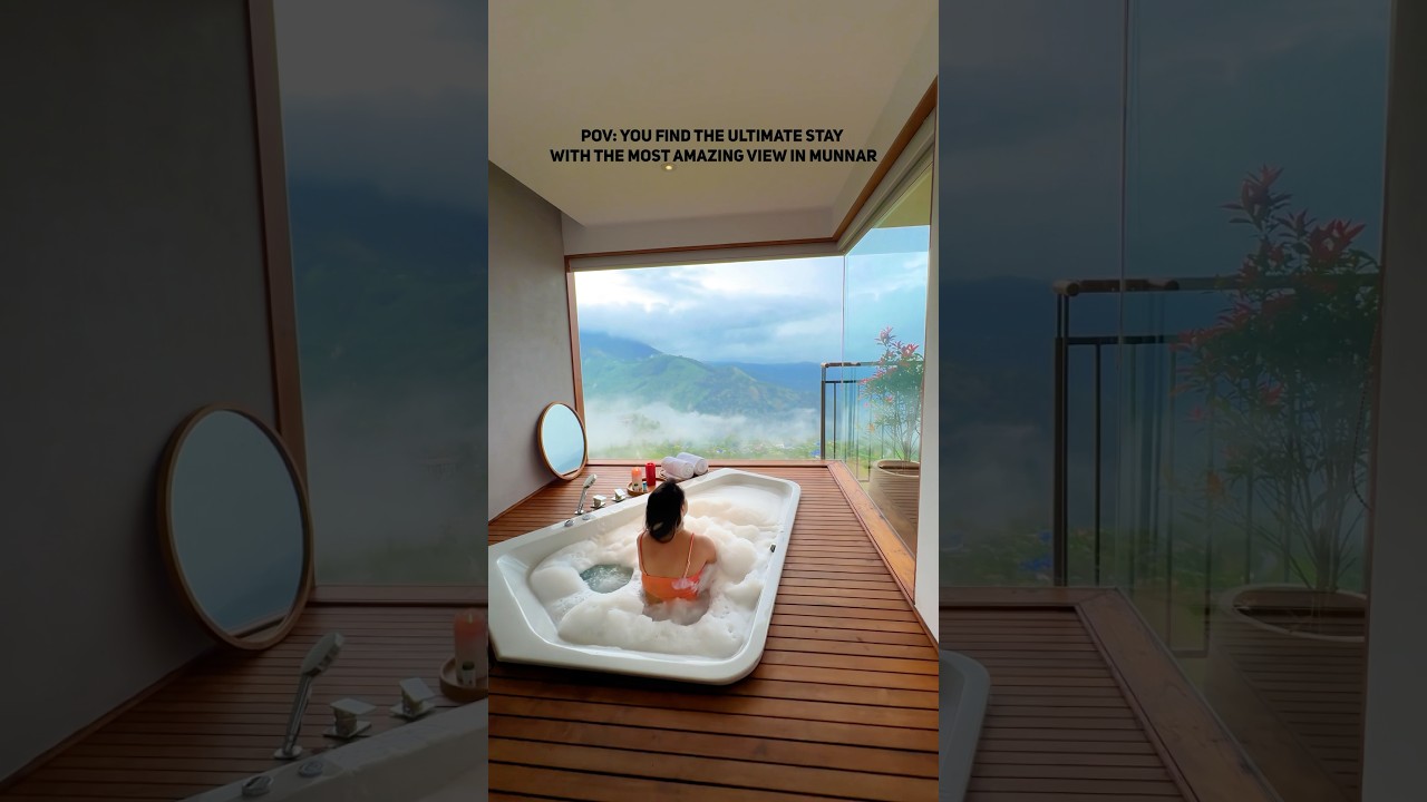 Dream stay in Munnar ⛰️ #munnar #hillstation #kerala #staycation #travel #wanderingminds