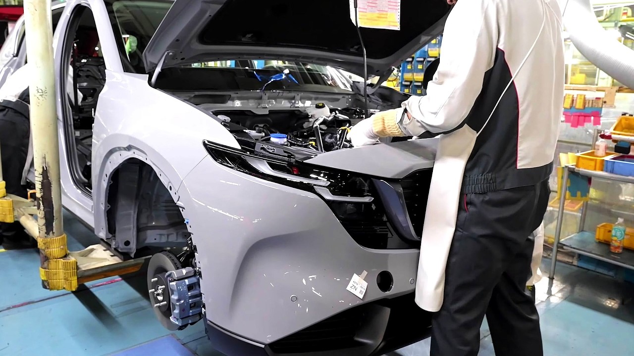 How the New Mazda CX-5 Is Made 🇯🇵 Japan Production Line