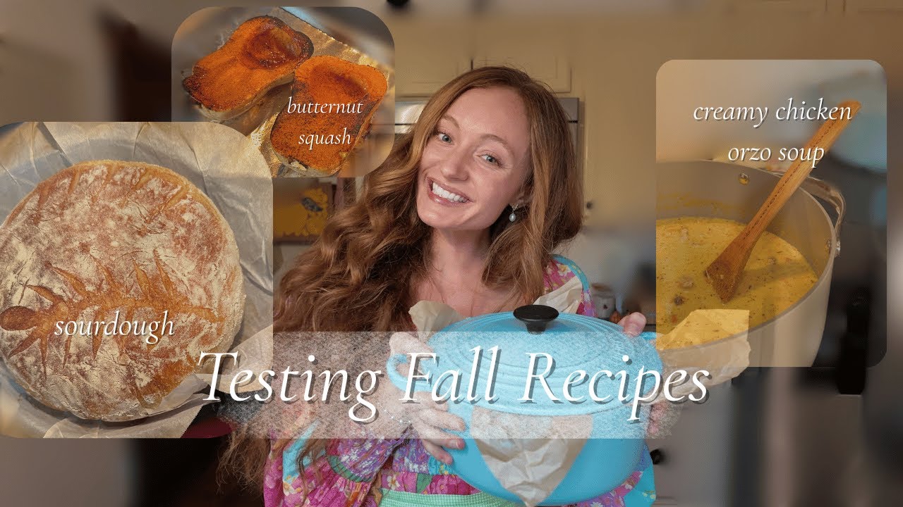 Fall Recipes You Need to Try | Pumpkin Granola, Orzo Soup, Squash, Sourdough, & Cookies