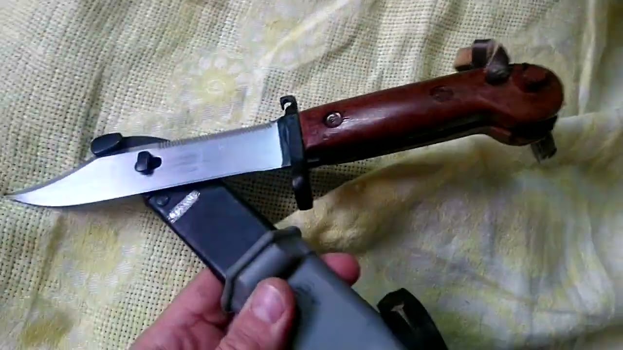 Штык-нож АК. 6Х3 ИЖЕВСКИЙ ЗАВОД обр 1959 года. ПЕРЕДЕЛЫВАЕМ В СТОЛОВЫЙ НОЖ.