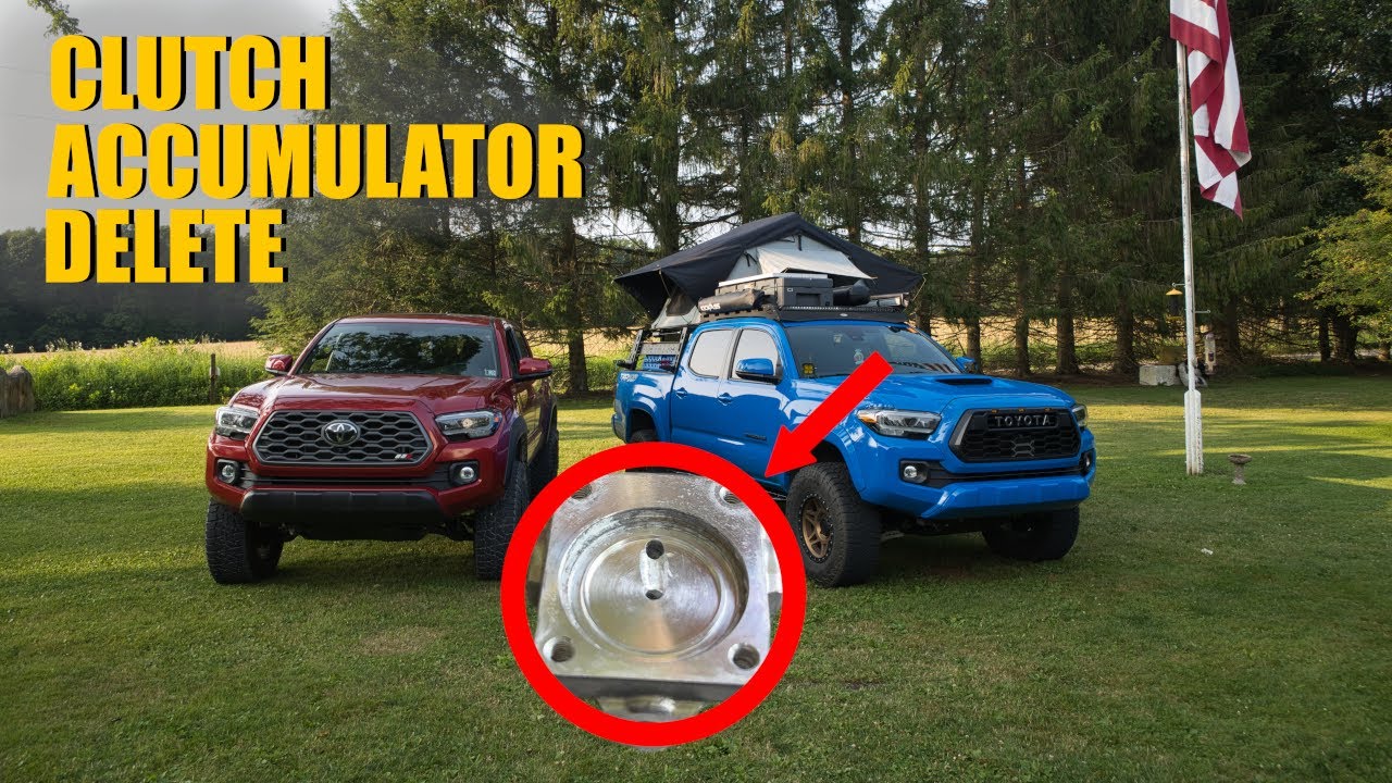 Make Your Manual Tacoma Shift Better! (Clutch Accumulator Delete Mod)