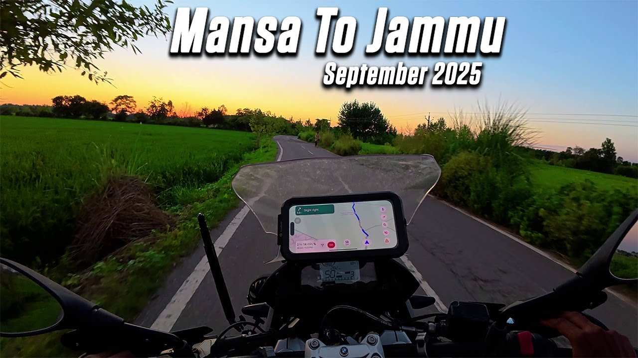 Mumbai to LEH Ladakh Bike Ride 2025 | Mansa to Jammu Day 4