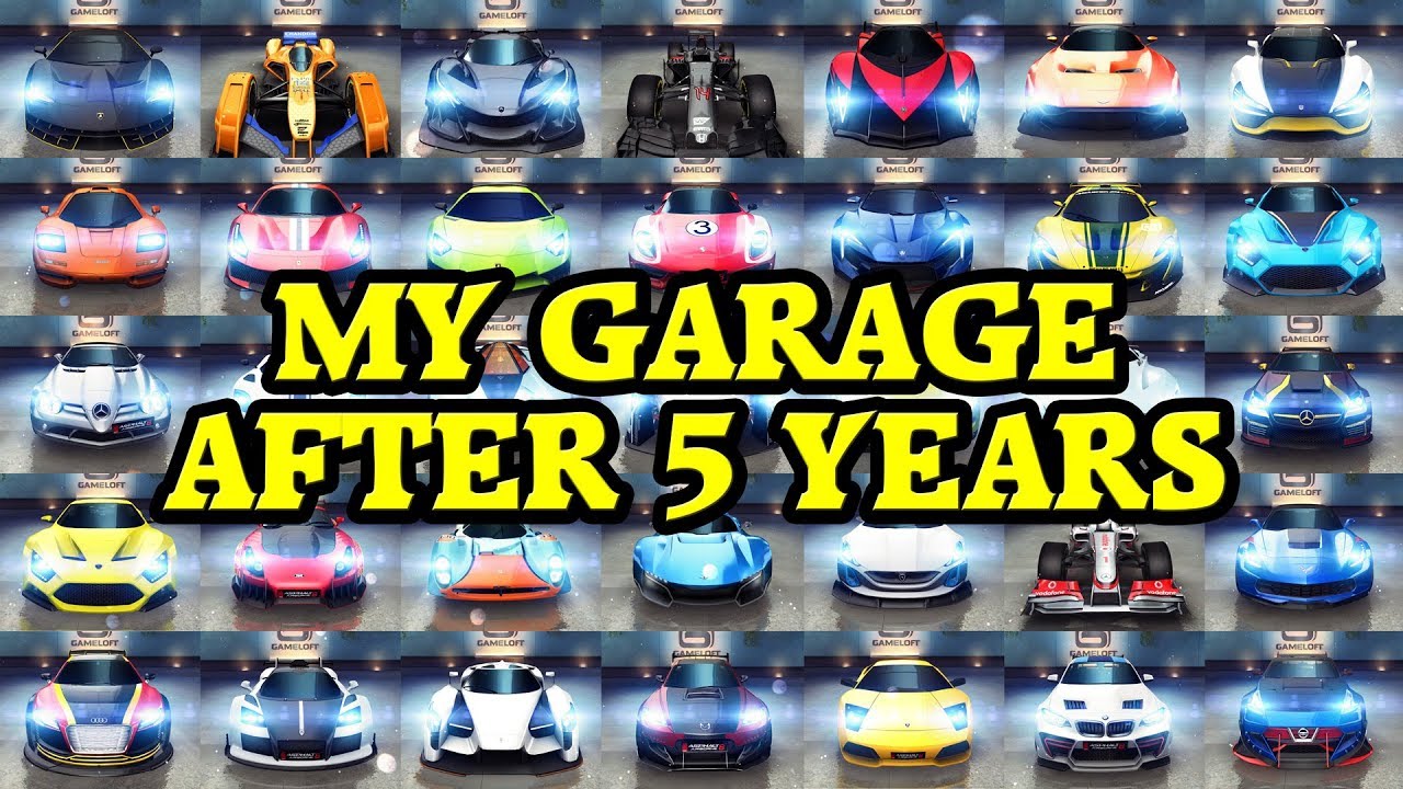 Asphalt 8 - My Garage After 5 Years (Showcase)