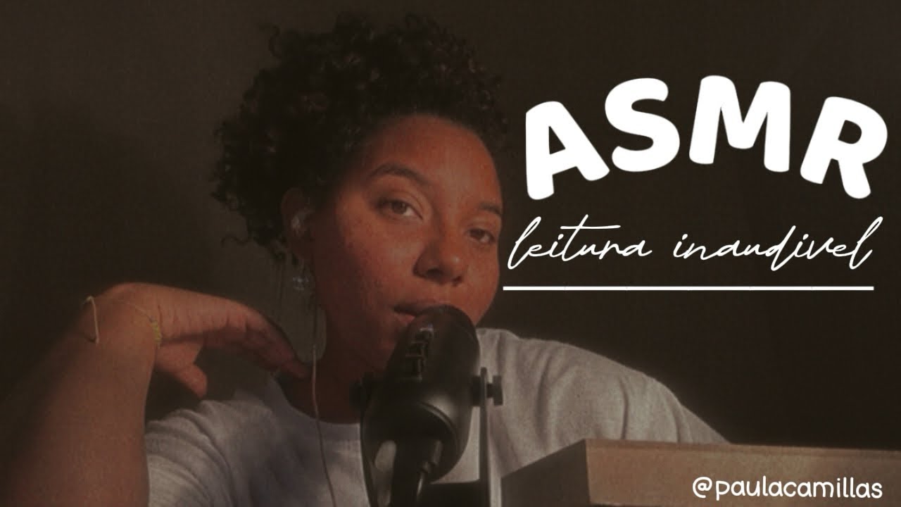 ASMR| leitura inaudível📖🗣️