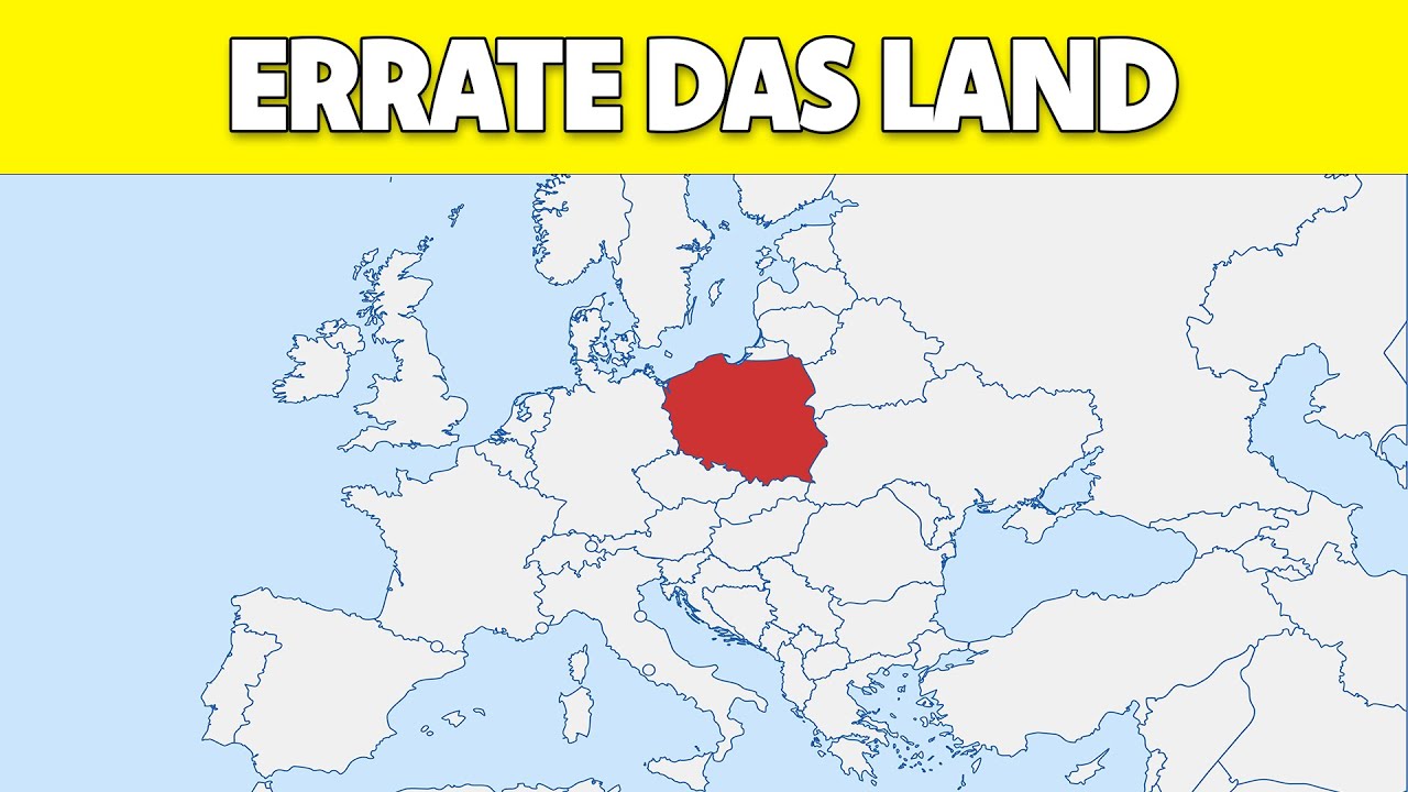 Errate das Land auf der Karte 🌎 | 50 Länder