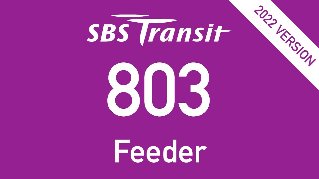 SBS Transit Feeder Bus Route 803 Hyperlapse (2022 Update)