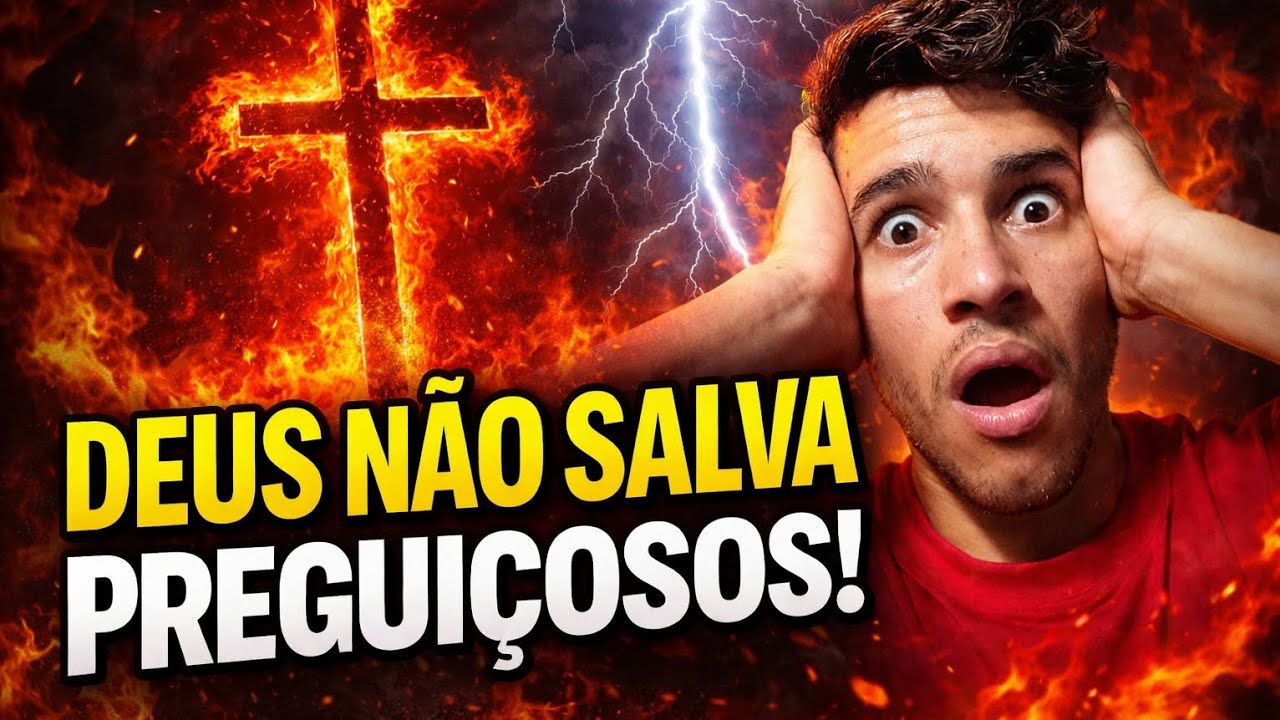 DEUS NÃO SALVA PREGUIÇOSOS!