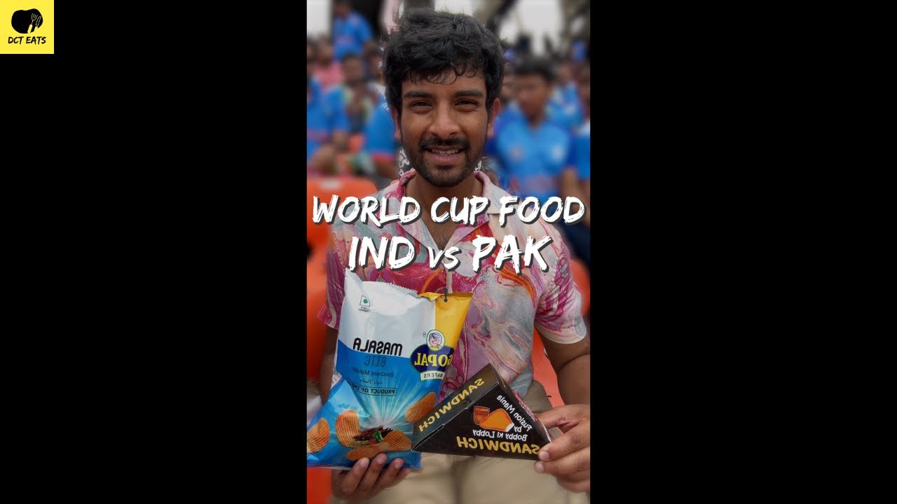 Cricket World Cup Food at World’s Biggest Stadium In Ahmedabad!!  🏏🏆🍕