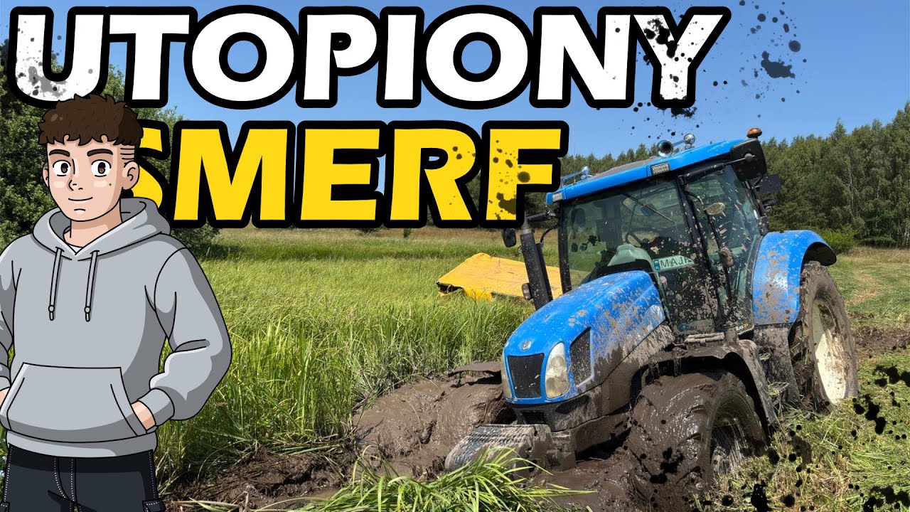 UTOPIONY SMERF ‼️Koszenie Łąk z WTOPĄ ROKU ⁉️& NEW HOLLAND AND SAMASZ 🚜AgroSmerf🎥