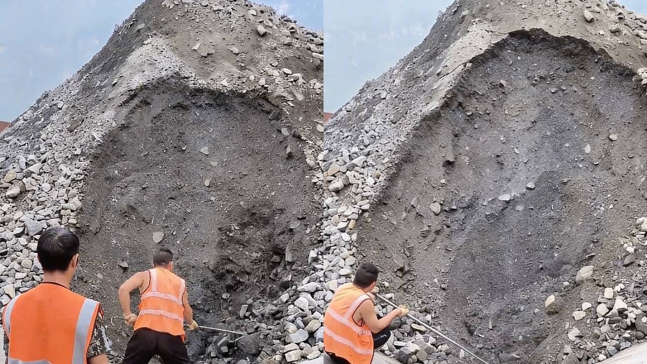 Massive Scale Alert! 4500-Ton Cargo Ship Unloading Phosphate Ore | Epic Pouring Scene