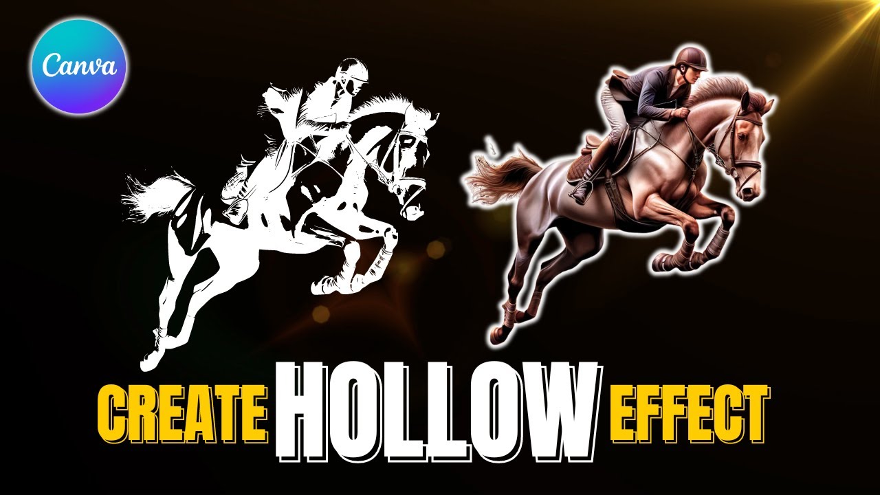 Stunning Hollow Picture Effect in Canva (Step by Step Guide)